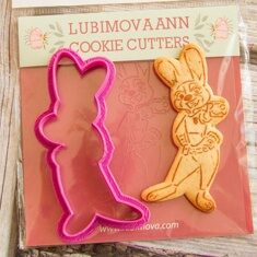 ТРАФАРЕТ + ФОРМА ЗВЕРОПОЛИС КРОЛЬЧИХА