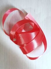 Лента атласная " Розовая " 2 см /5м