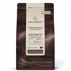 Шоколад темный Callebaut 53,9% без сахара 1 кг